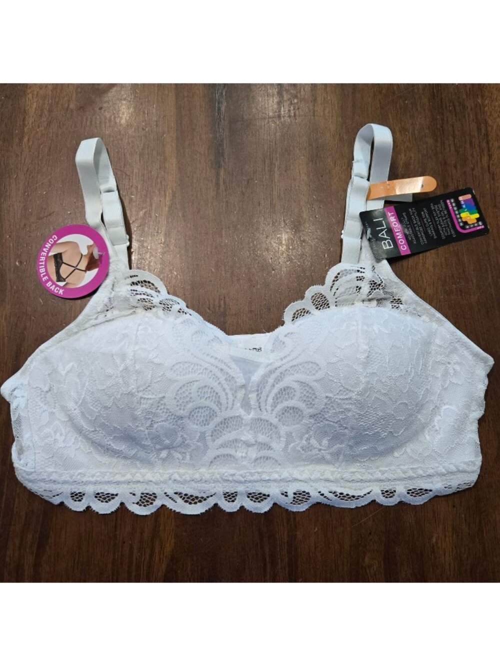Bali Lace Desire Wirefree Bra Womens Sz S-3XL (SKU 6-190)